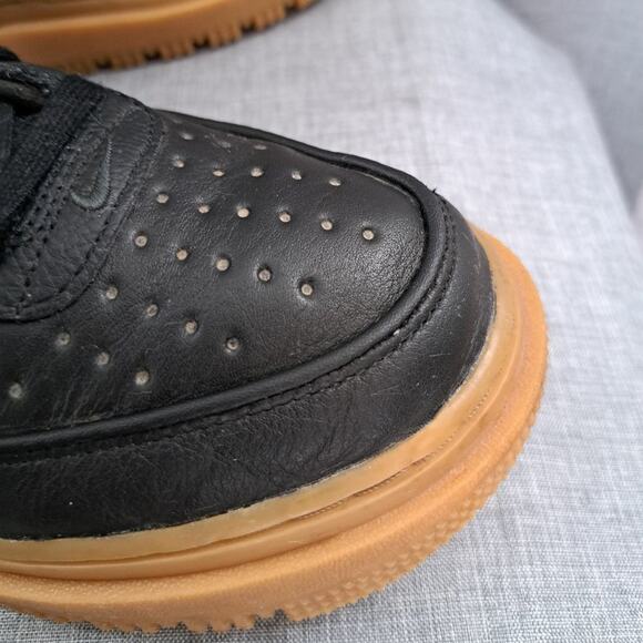 %Size 7 Nike Air Force 1 Gore-tex Boots Black Anthracite Gum Bottom Men / A 28 main image 4